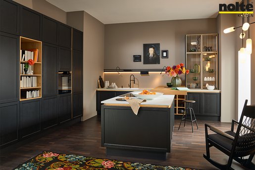 Nolte Küchen | Modell LUGANO in Schwarz